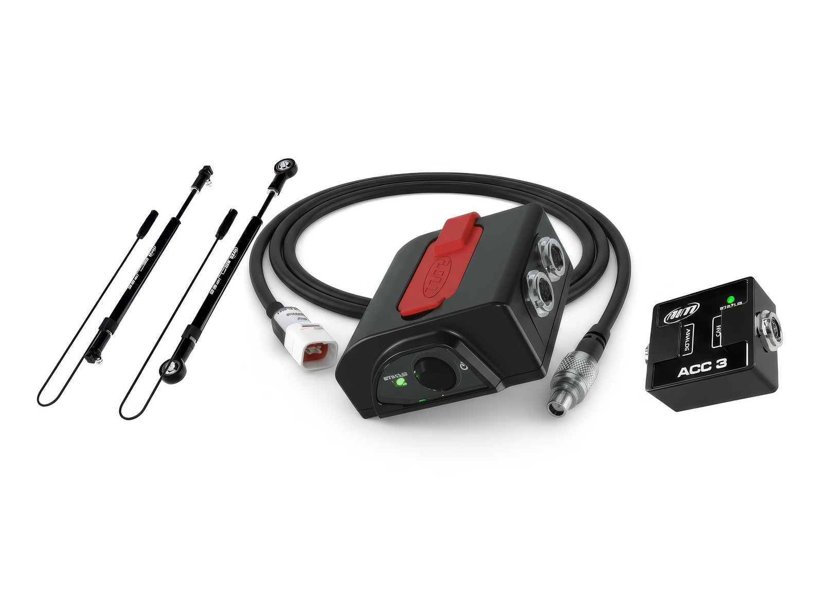 AIM Advanced Suspension Data Logging Bundle (X Log + Diagnostic Cable + 2 Suspension Sensors + ACC3 Converter)